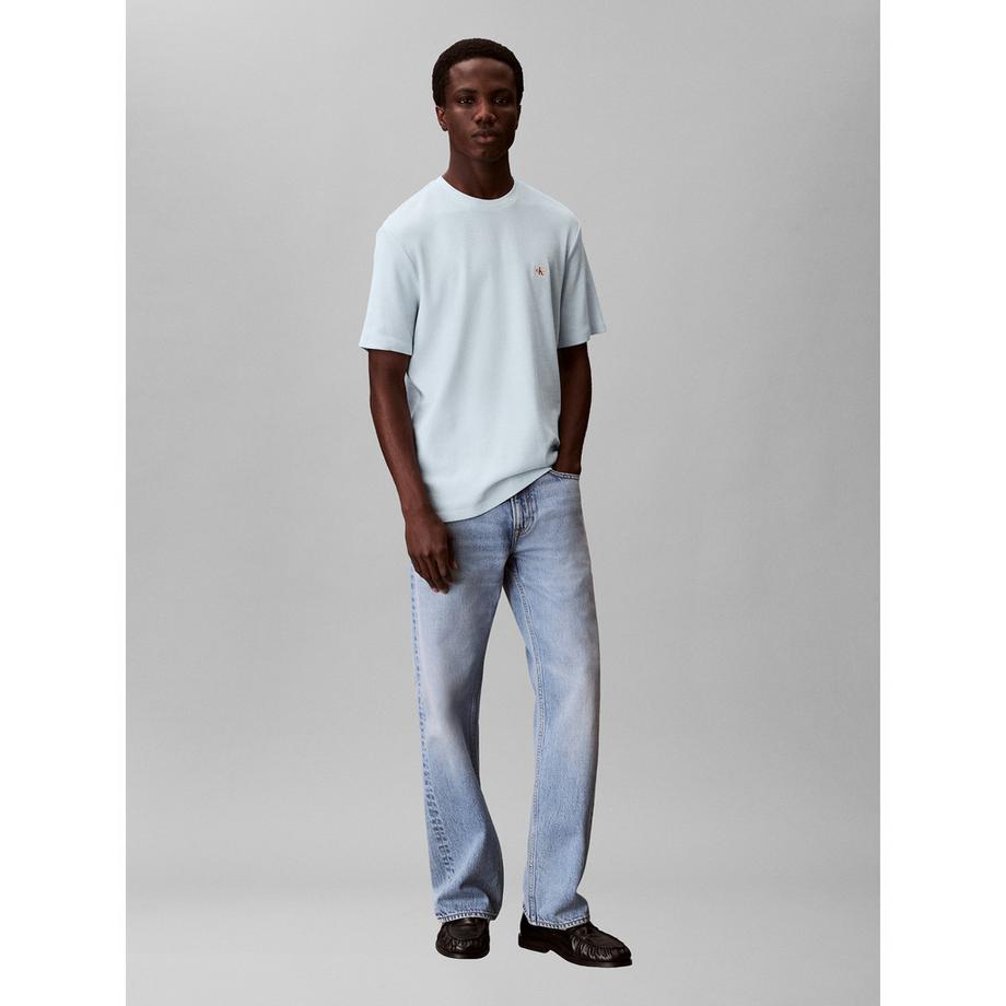 Calvin Klein Jeans T-shirt Regular Fit en maille gaufrée  