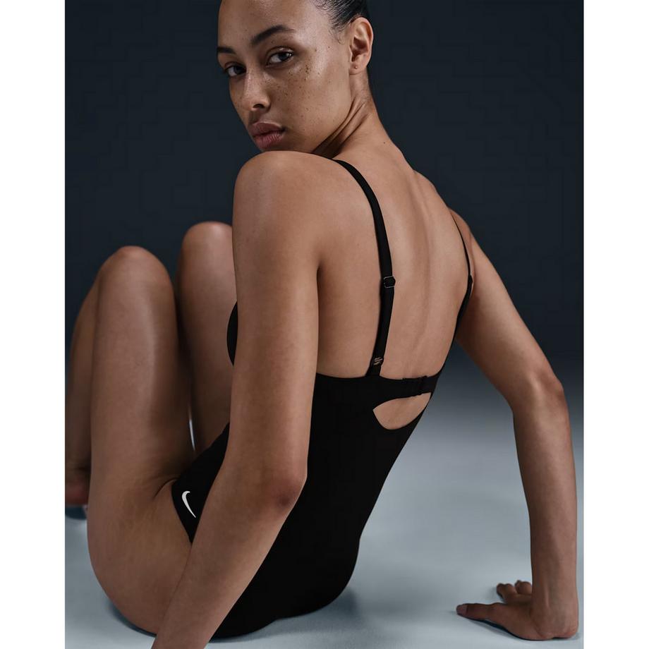 NIKE  EFFORTLESS ESSENTIAL V-NECK ONE PIECE Costume da bagno 