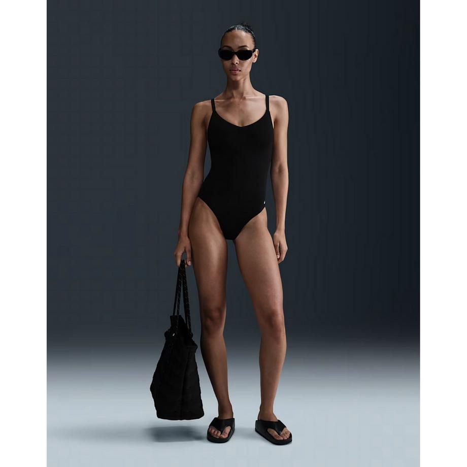 NIKE  EFFORTLESS ESSENTIAL V-NECK ONE PIECE Costume da bagno 