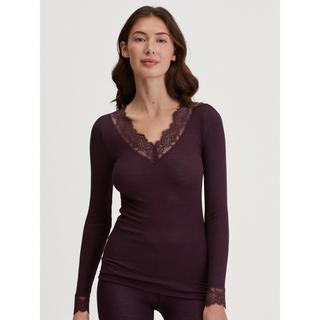 CALIDA Silk Wool Joy Top a Costine Maniche Lunghe  