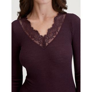 CALIDA Silk Wool Joy Top a Costine Maniche Lunghe  