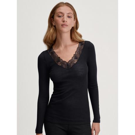 CALIDA Top Maniche Lunghe Scollo a V  