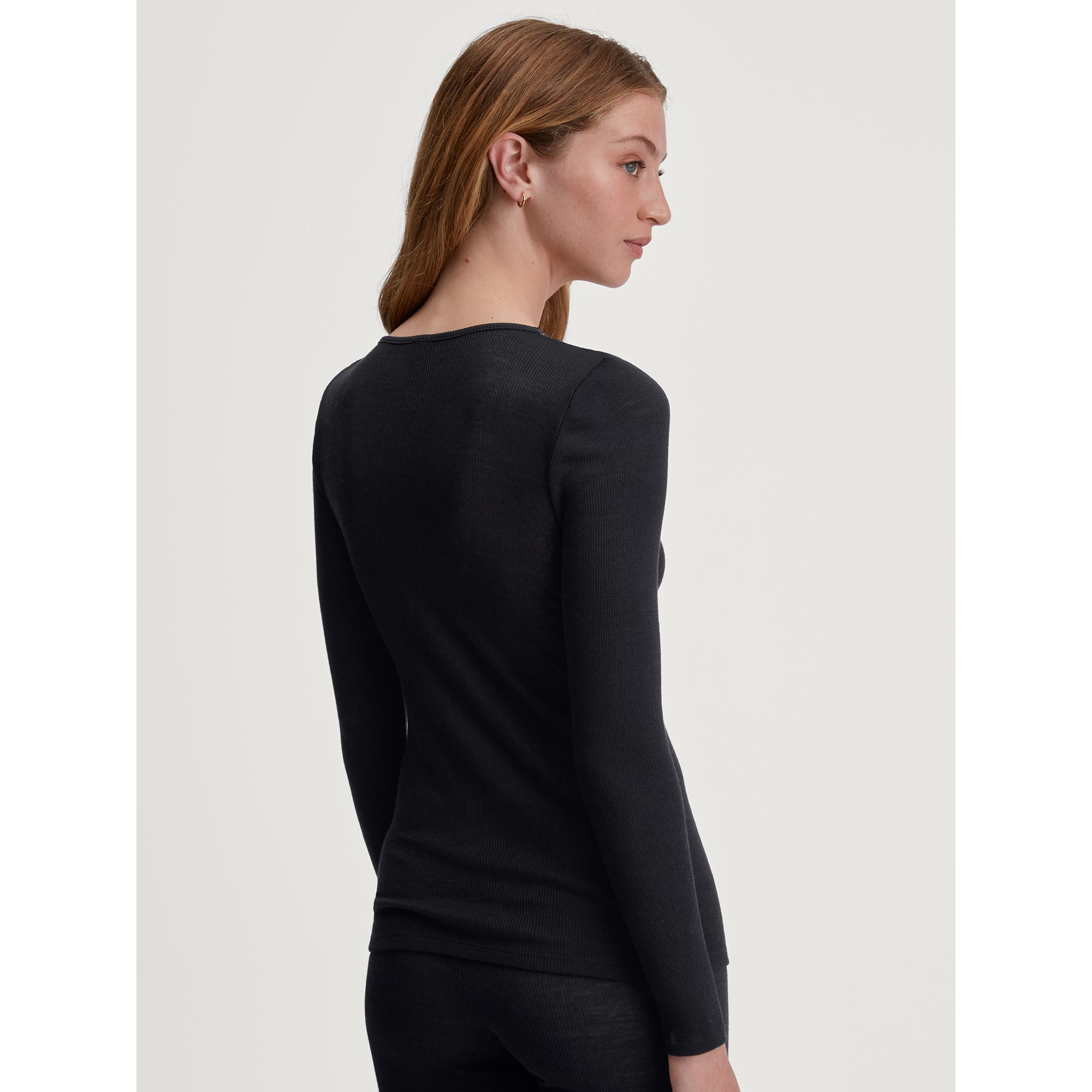 CALIDA Top Maniche Lunghe Scollo a V  