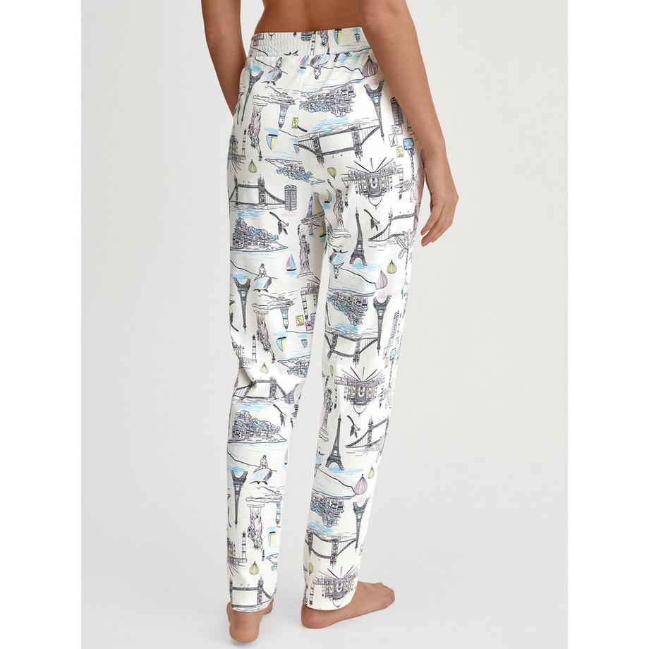 CALIDA Favourites Lavender Pantaloni Lounge Stampati  