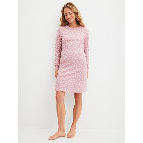 CALIDA Cotton Special Gestreiftes Langarm Nachthemd  