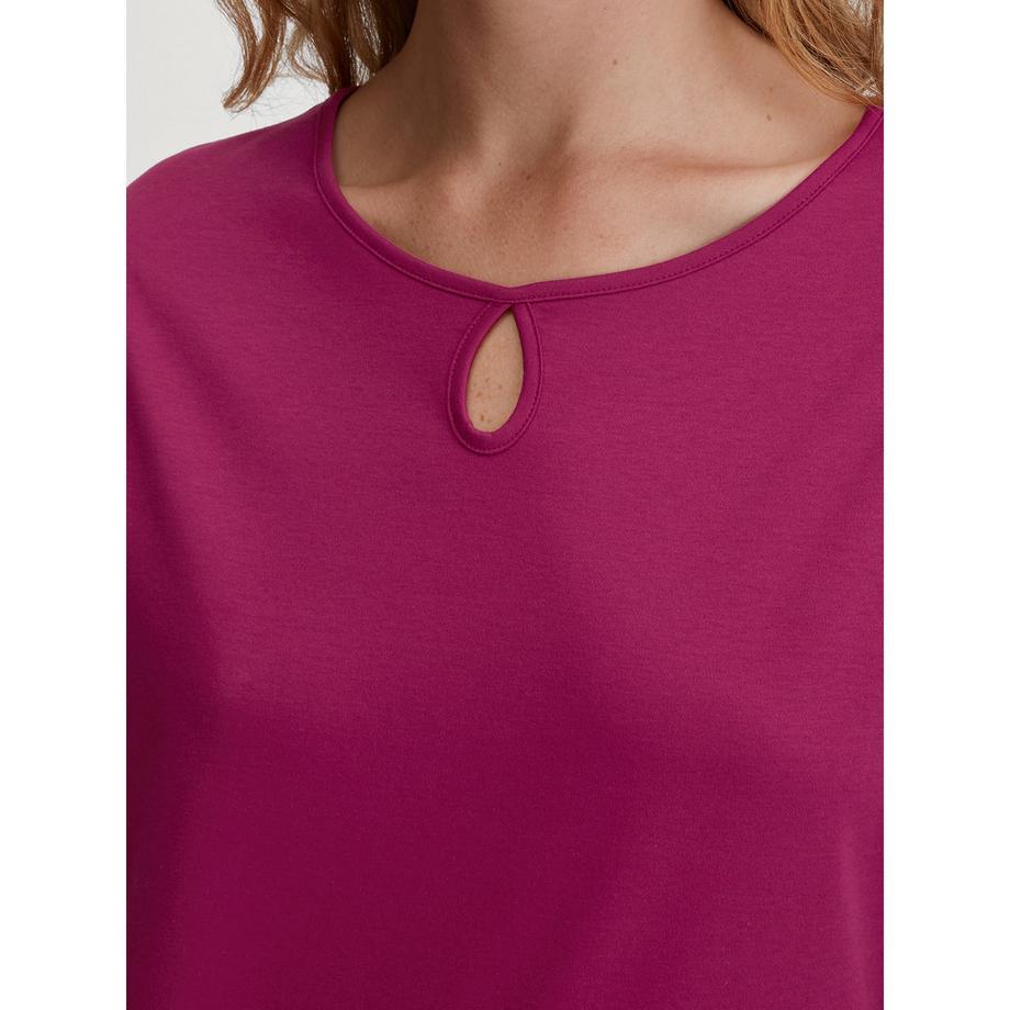 CALIDA Sweet Dreams Langarm Pyjama Set mit floral bedruckter Hose  