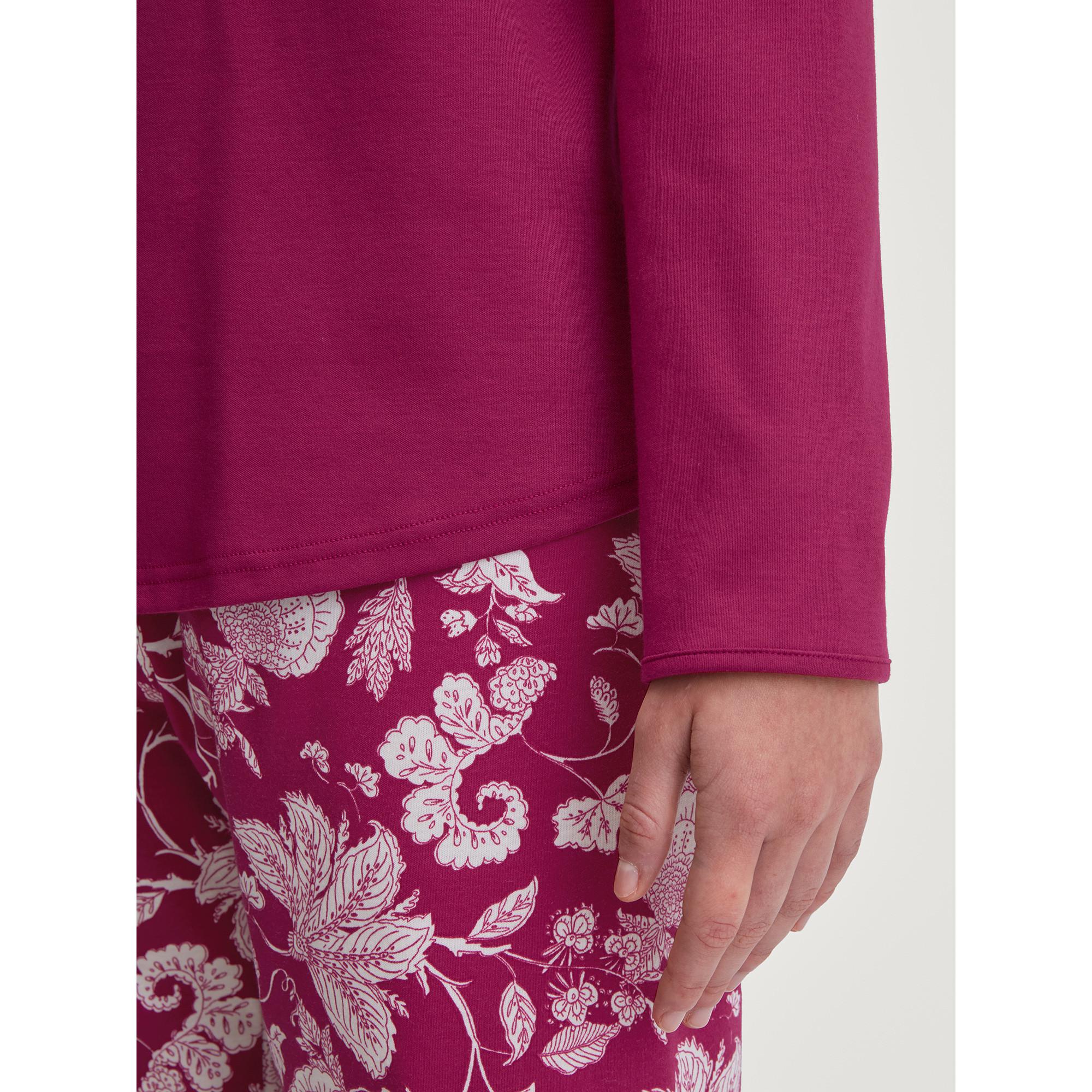 CALIDA Sweet Dreams Pyjama à manches longues avec pantalon à imprimé floral  