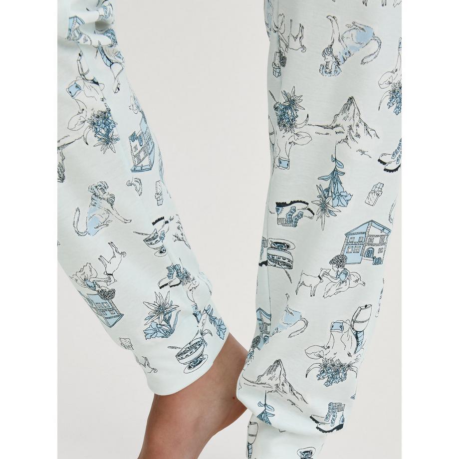 CALIDA Swiss Resort Pyjama Set Manches Longues  