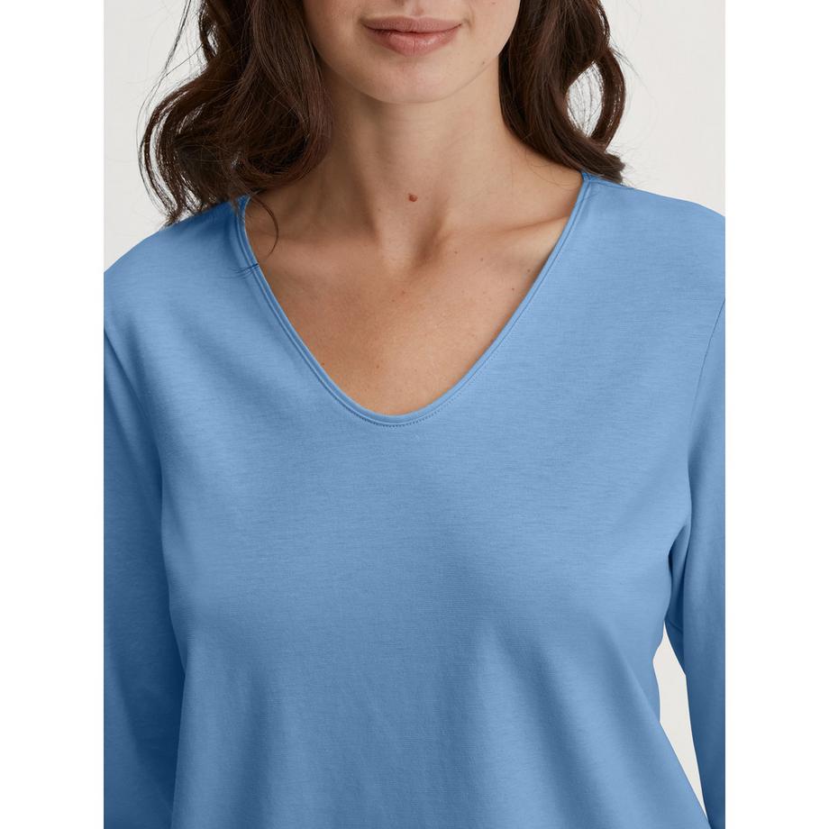 CALIDA Flower Nights Pyjama Set mit floralen Caprihosen  