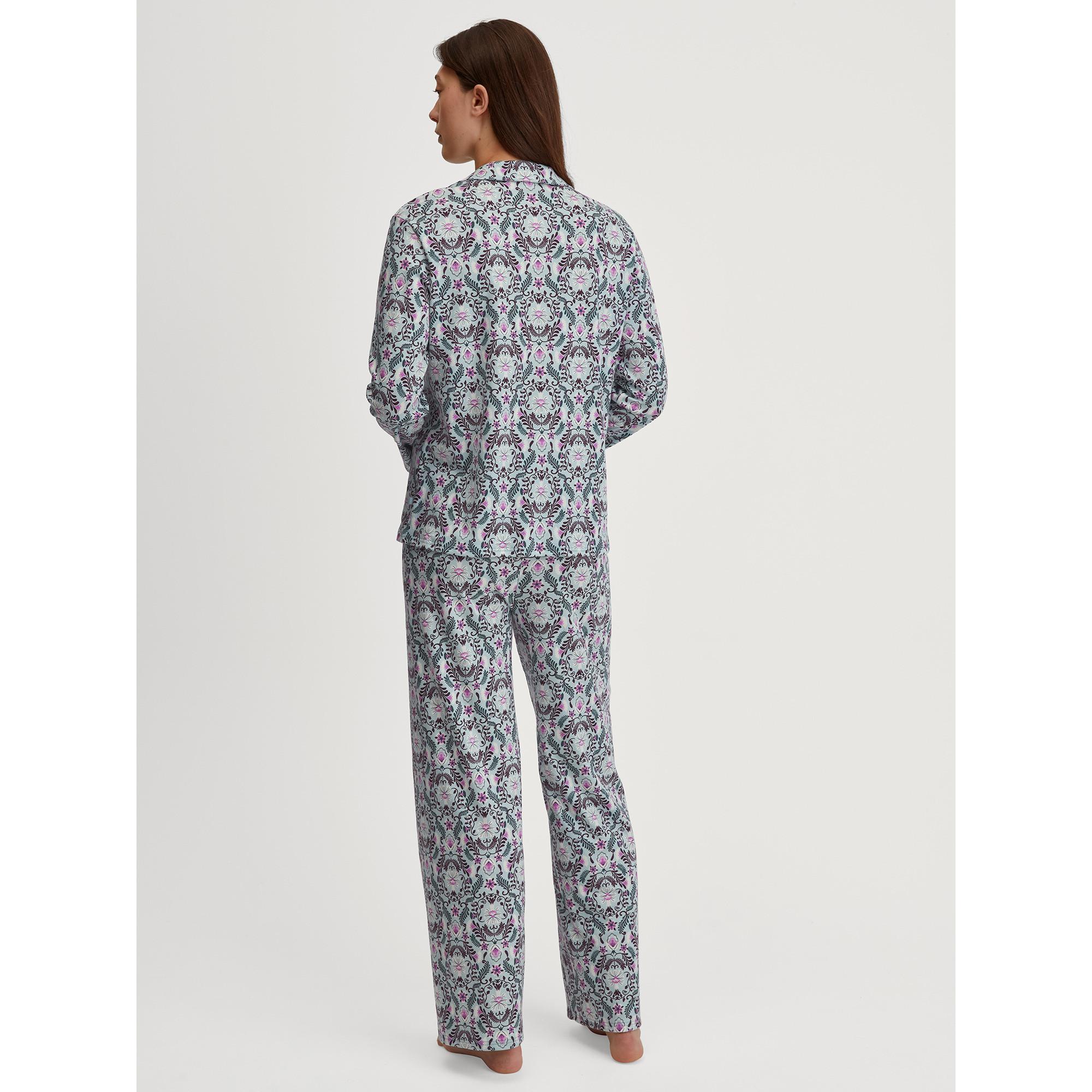 CALIDA Autumn Dreams Blumenmuster Langer Pyjama  
