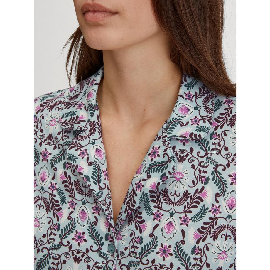 CALIDA Autumn Dreams Pigiama Lungo Maniche Lunghe Stampa Floreale  