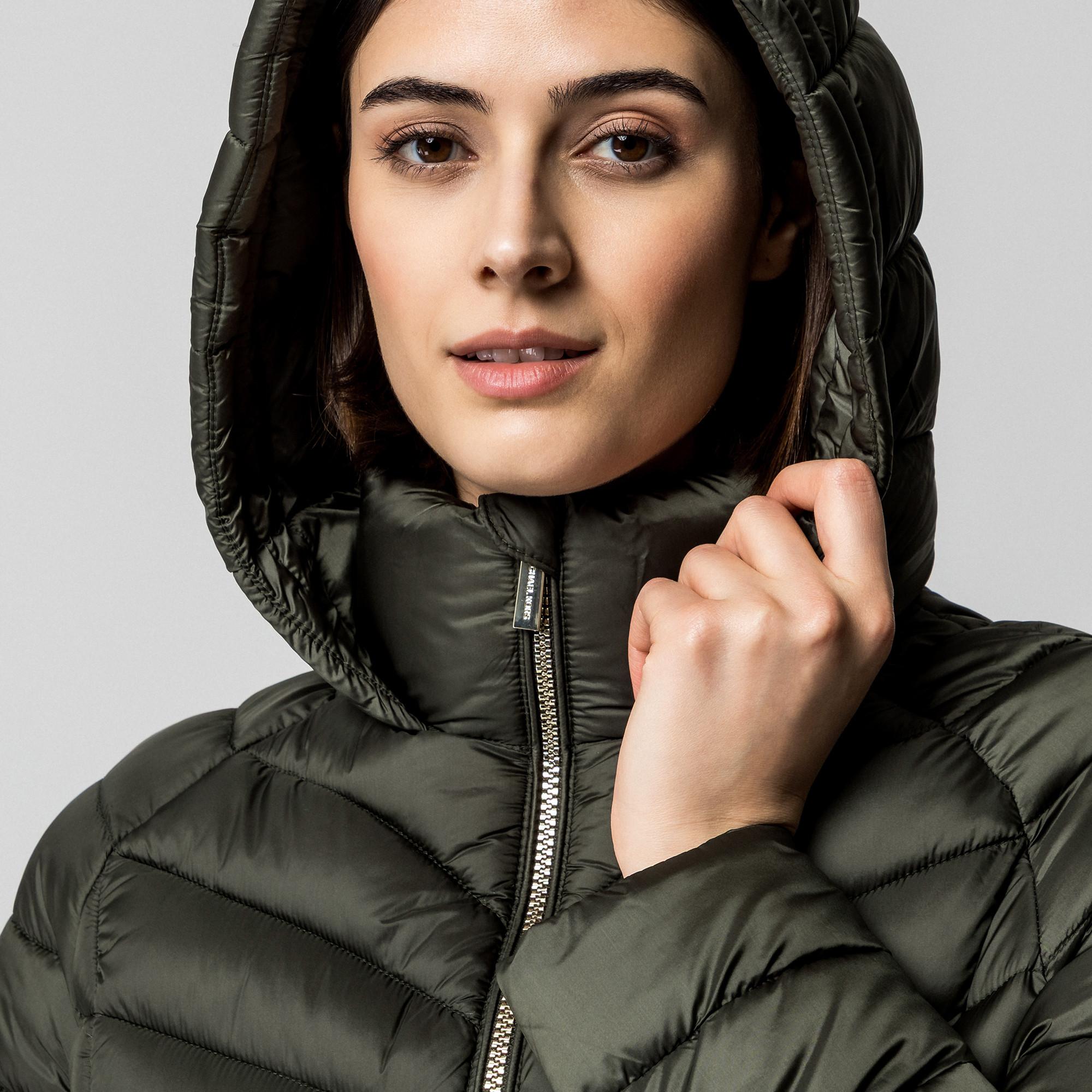 MICHAEL KORS Cappotto imbottito con cappuccio  