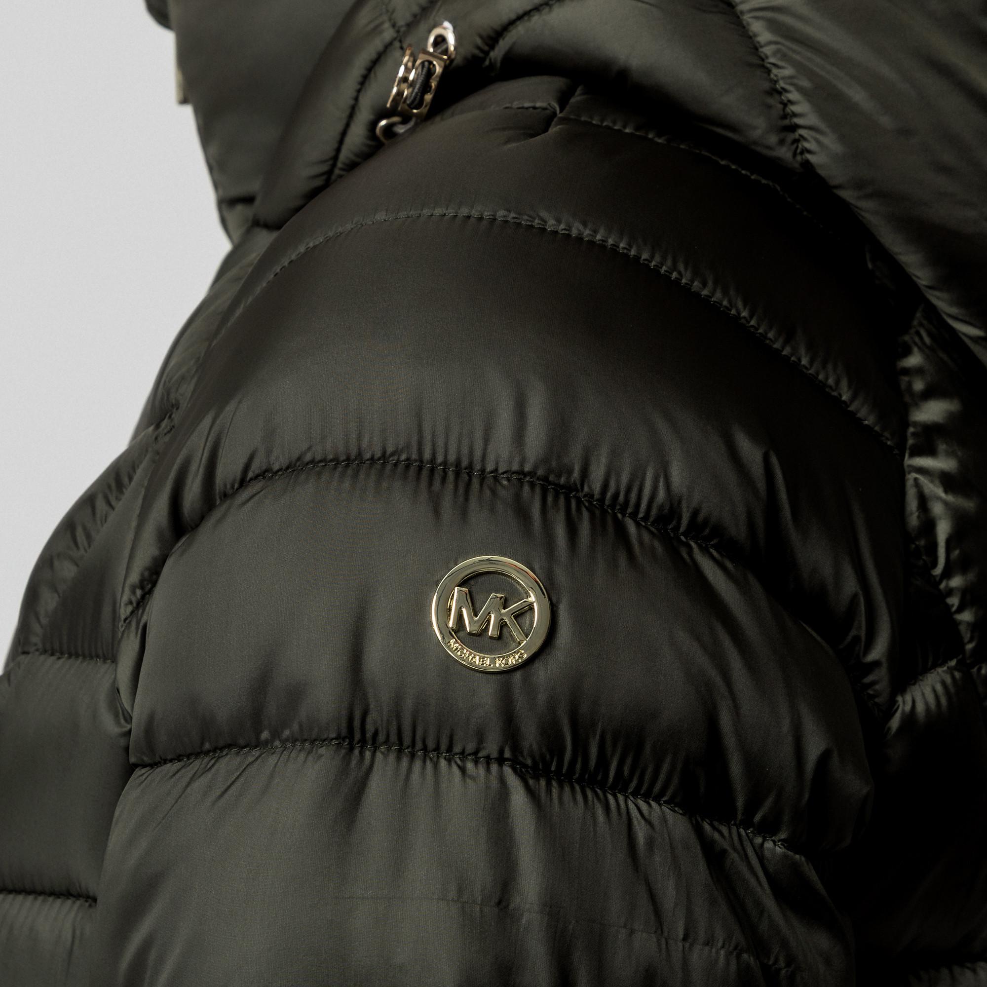 MICHAEL KORS Cappotto imbottito con cappuccio  