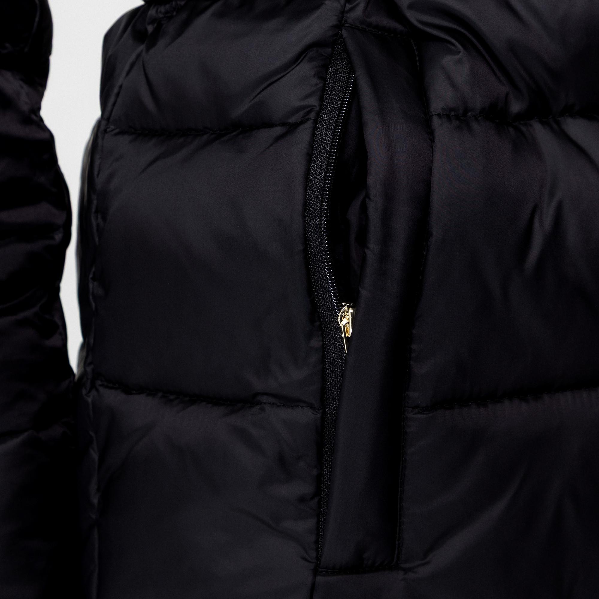 MICHAEL KORS Gepolsterte Jacke mit Kunstfellkapuze  