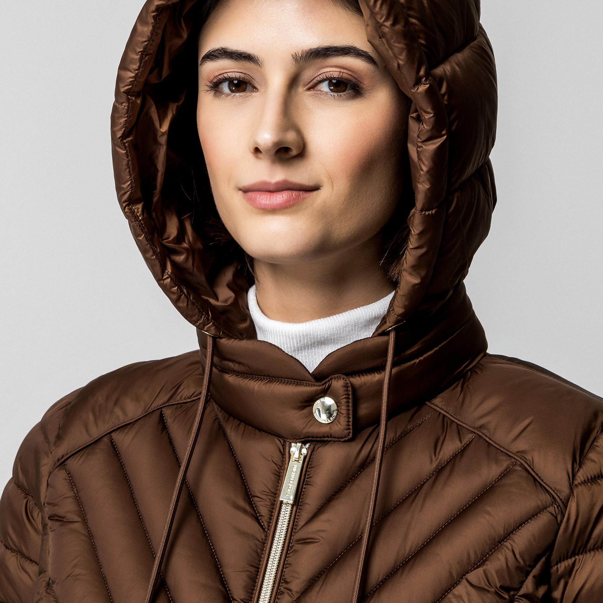 MICHAEL KORS Gesteppte Kapuzenjacke  