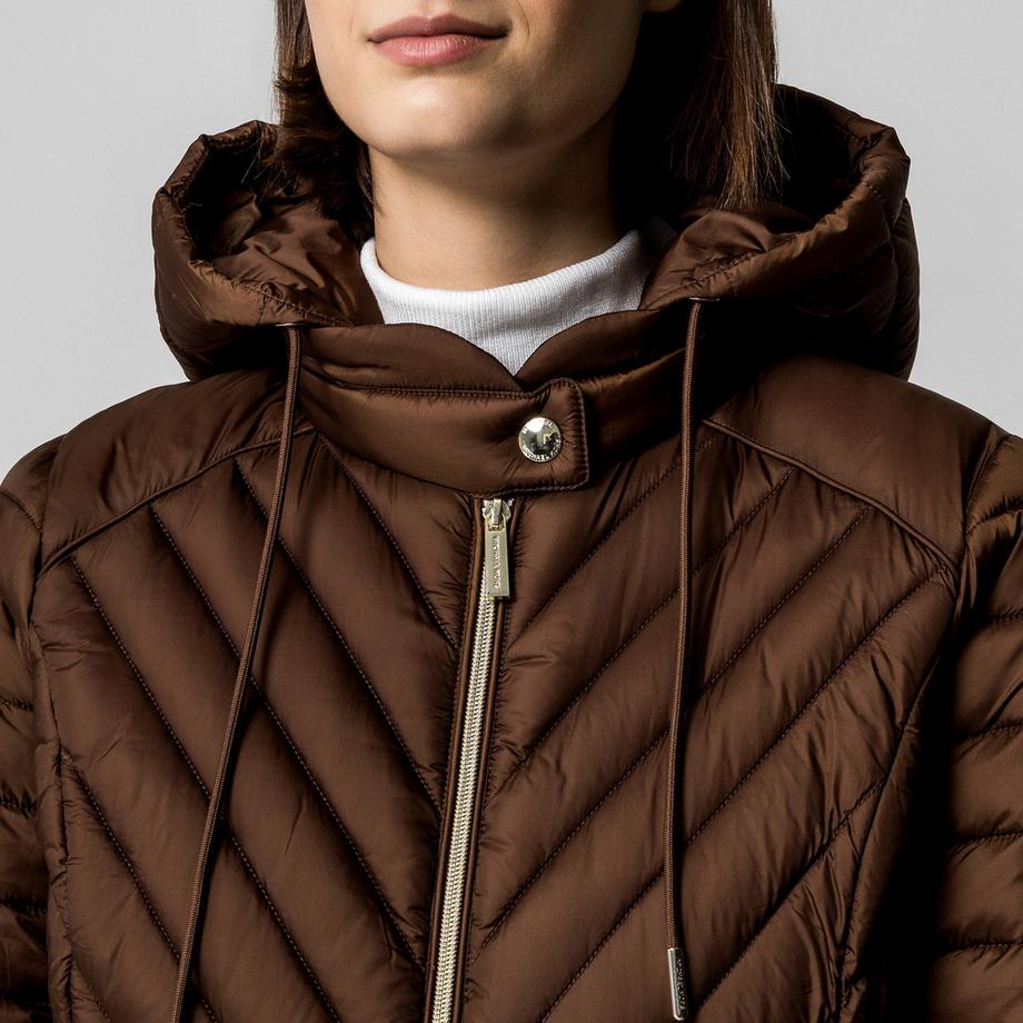 MICHAEL KORS Giacca trapuntata con cappuccio  