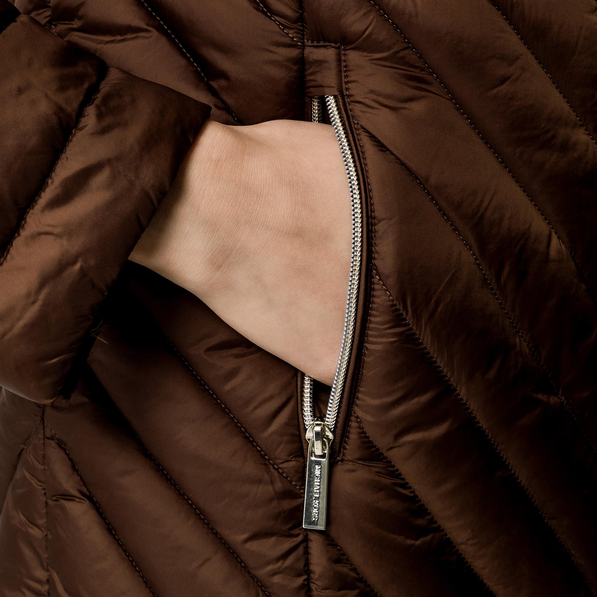 MICHAEL KORS Gesteppte Kapuzenjacke  