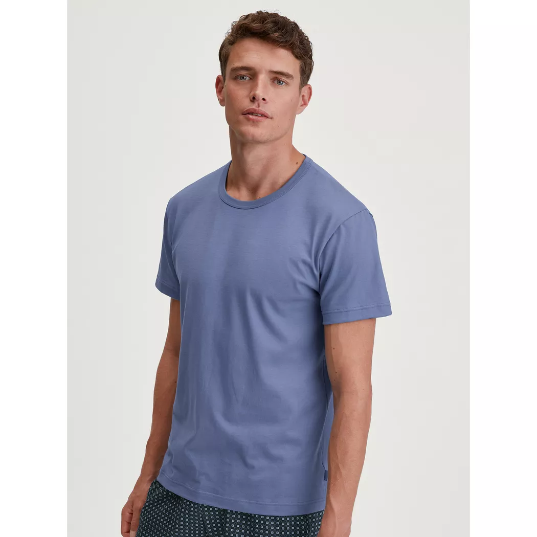 Calida - T-Shirt, für Herren, Blau, Größe XL