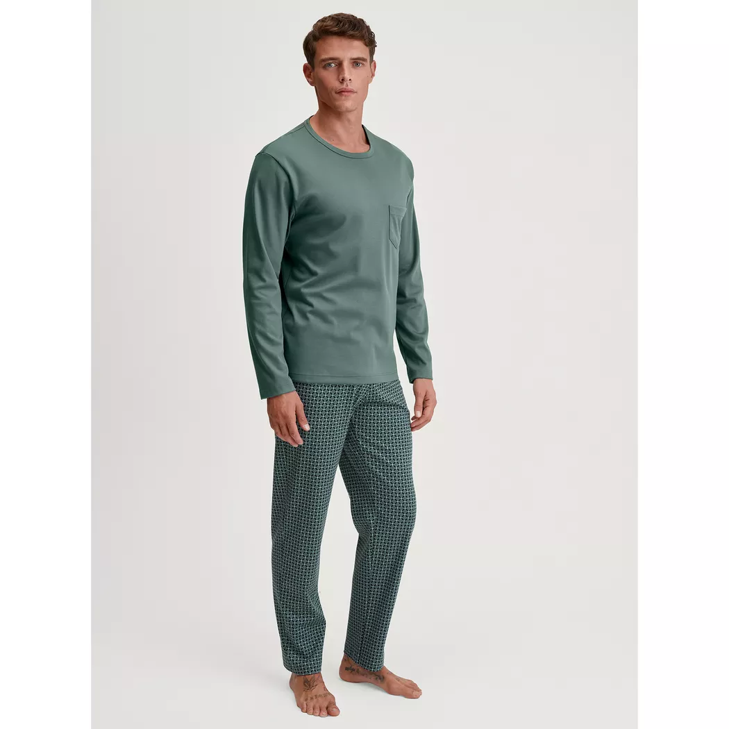 Calida - Pyjama, für Herren, Militärgrün, Größe XL