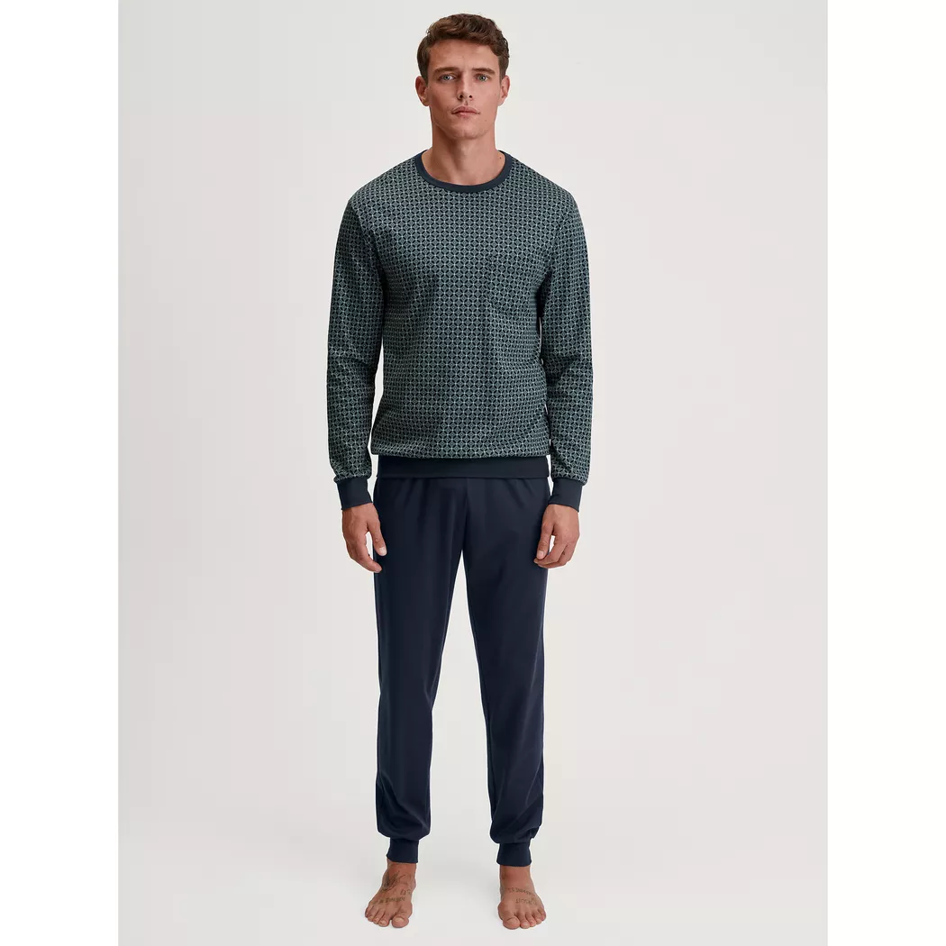 Calida - Pyjama, für Herren, Militärgrün, Größe XL 2