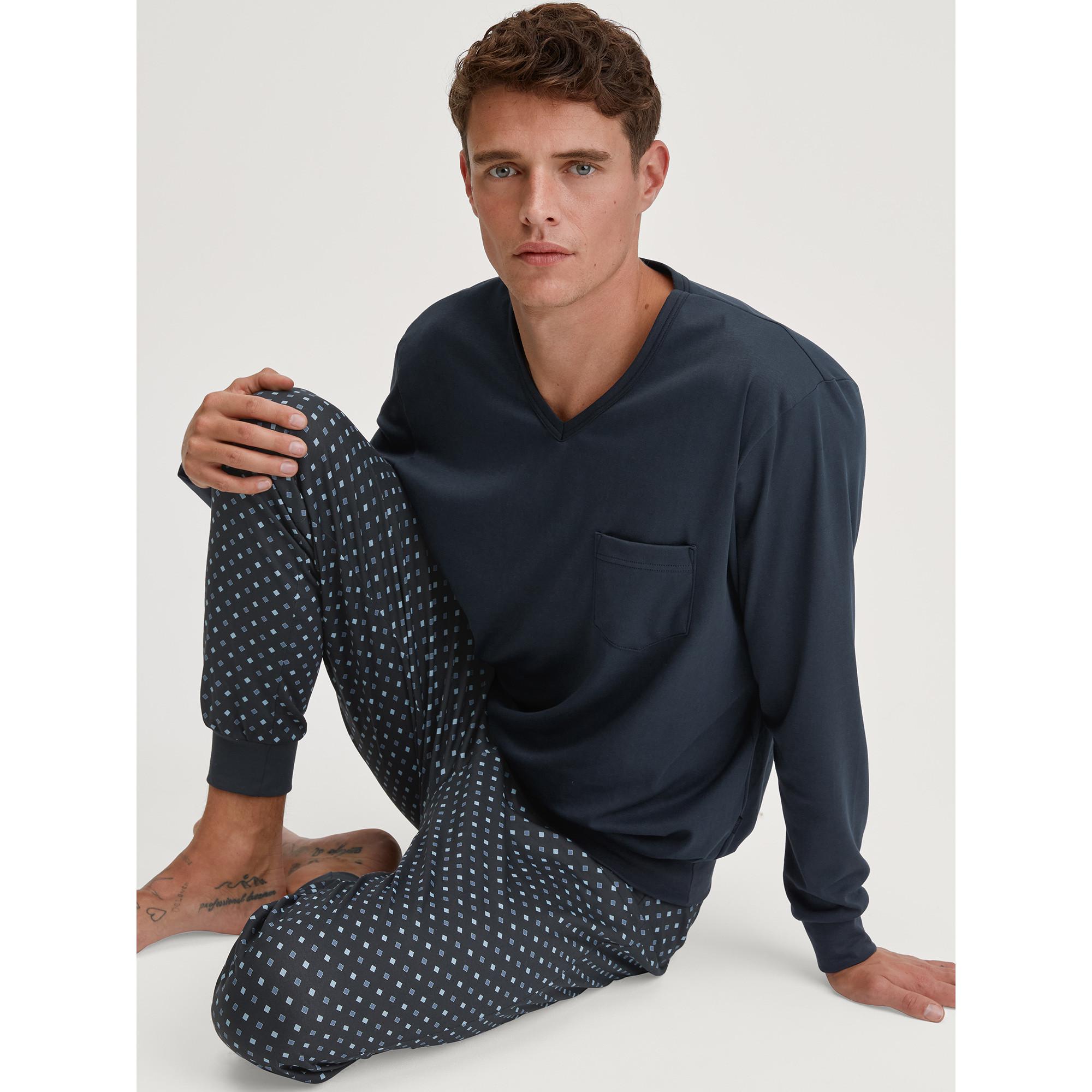 CALIDA Relax Streamline 2 Ensemble de pyjama manches longues  