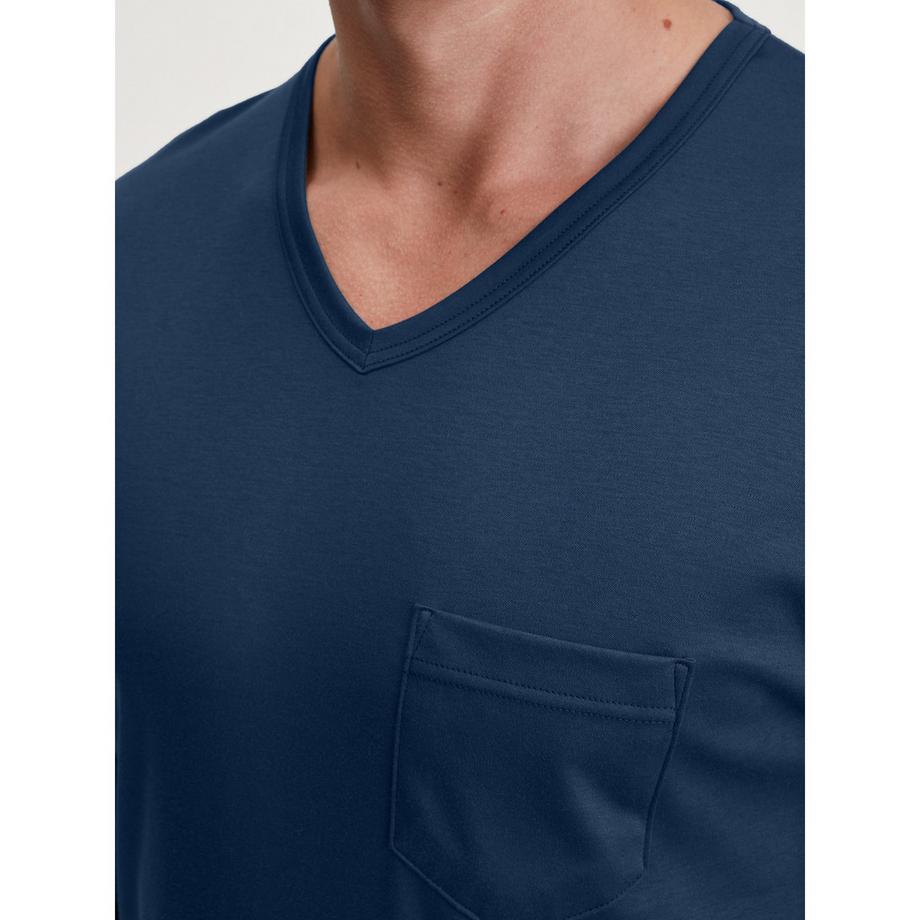 CALIDA Ensemble Pyjama Col V Haut Pantalon Motif  