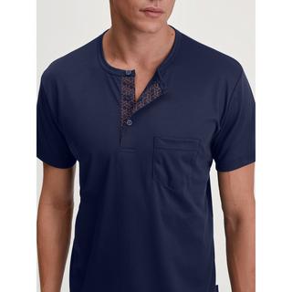 CALIDA Pyjama Kurzarm-Oberteil und gemusterte Shorts  