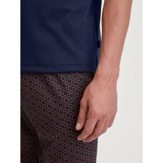 CALIDA Pyjama Kurzarm-Oberteil und gemusterte Shorts  