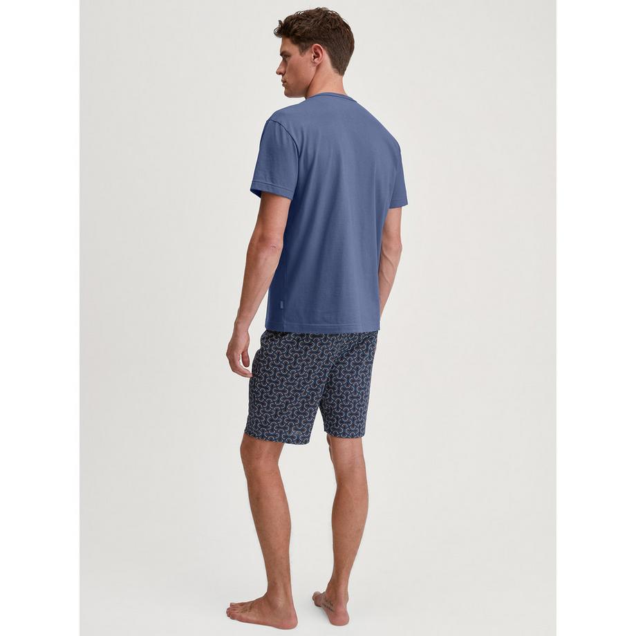 CALIDA T-shirt à manches courtes et short à motifs Pyjama Set  