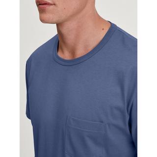 CALIDA Kurzarm T-Shirt und gemusterte Shorts Pyjama Set  