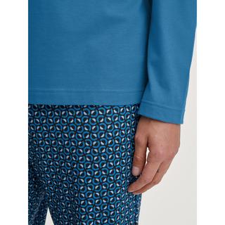 CALIDA RELAX IMPRINT Langarm V-Ausschnitt Pyjama Set  
