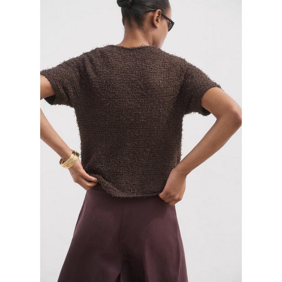 MANGO CAMILA Cardigan Scollo a V Maniche Corte  