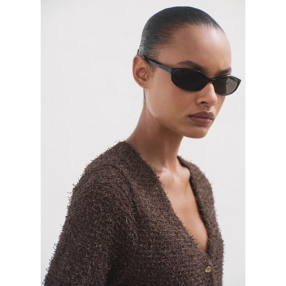 MANGO CAMILA Cardigan Scollo a V Maniche Corte  