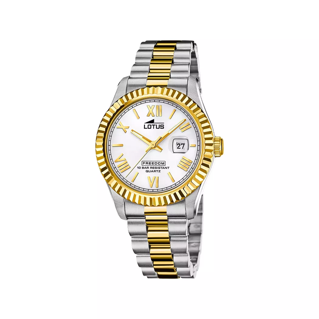 Lotus - Analoguhr, Freedom Collection, 41mm, Zweifarbig 2