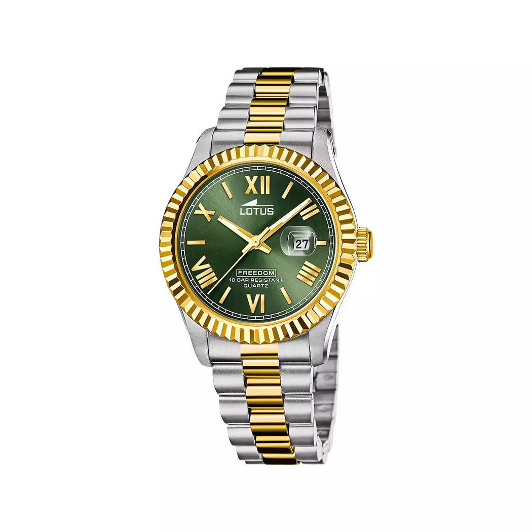 Lotus - Analoguhr, Freedom Collection, 41mm, Zweifarbig