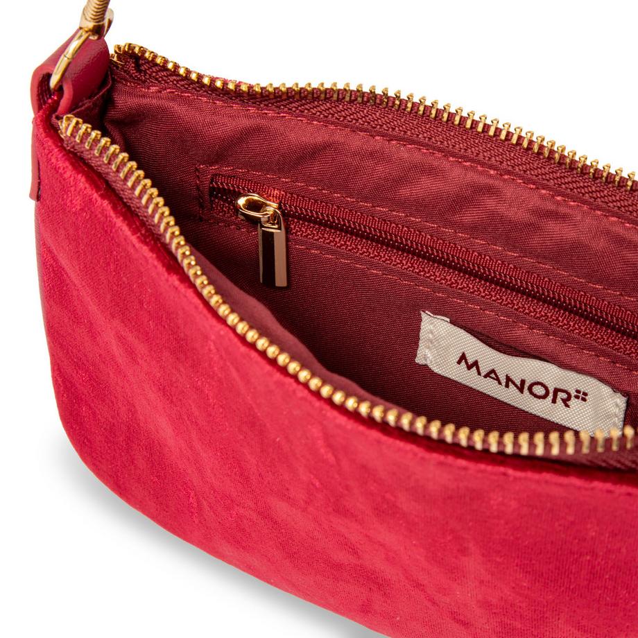 Manor Woman Sac à bandoulière en velours avec chaîne  