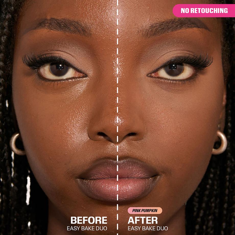 Huda Beauty  Easy Bake Loose Powder Duo - Fixierender Loser Puder 