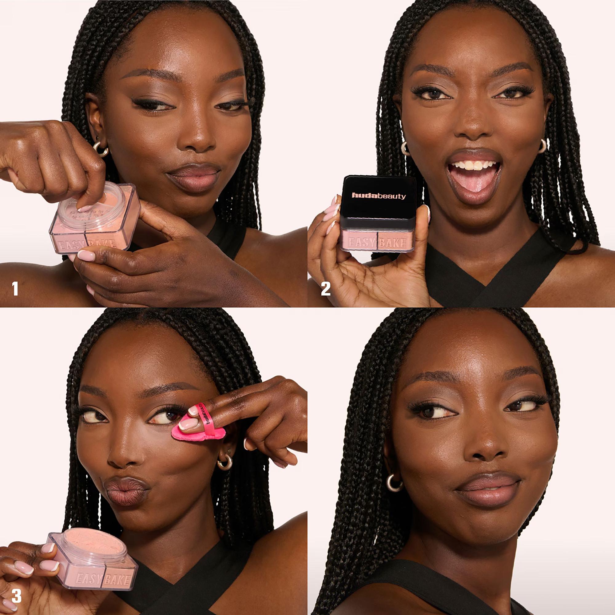 Huda Beauty  Easy Bake Loose Powder Duo - Poudre Libre Fixante 