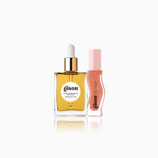 GISOU  Glossy & Glazed - Duo Set Honey Infused Hair Oil & Lip Oil 