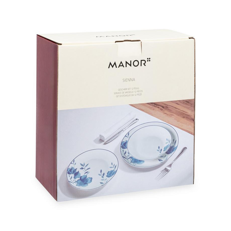 Manor Home Service de table, 12 pièces Sienna 