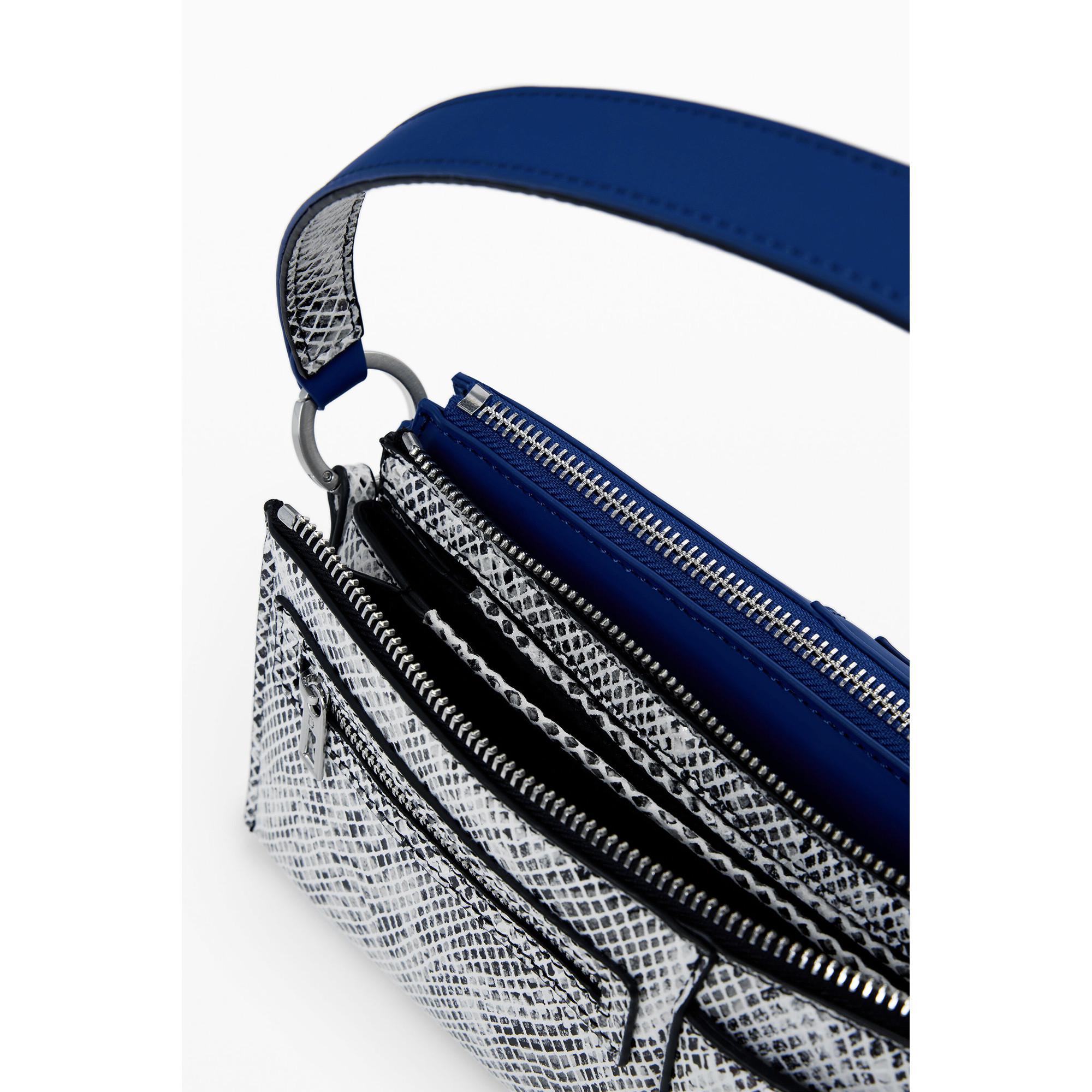 Desigual Borsa a Tracolla 3-in-1 Stampa Serpente  