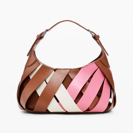 Desigual Borsa a Tracolla Intrecciata  