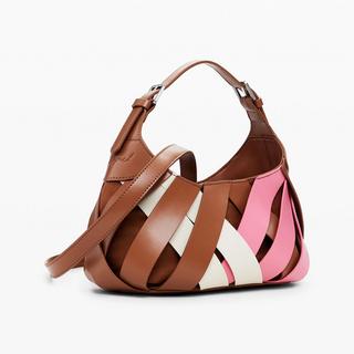 Desigual Borsa a Tracolla Intrecciata  