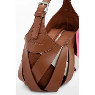 Desigual Borsa a Tracolla Intrecciata  