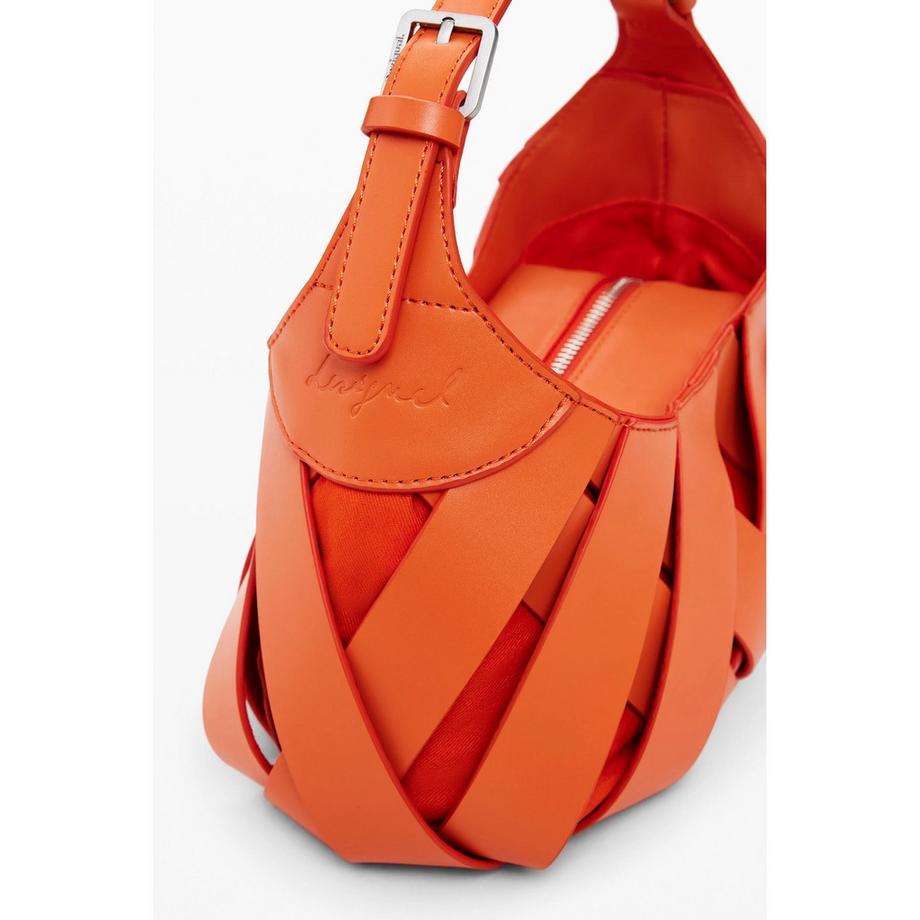 Desigual Borsa Hobo Intrecciata  