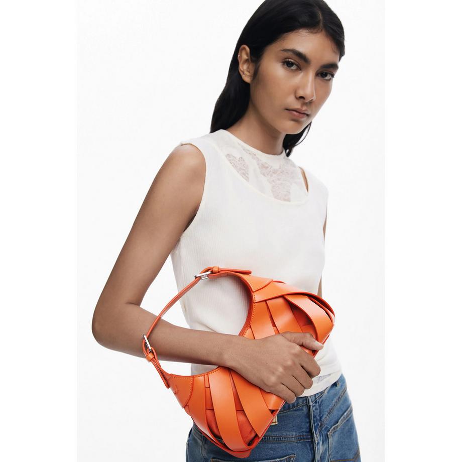 Desigual Borsa Hobo Intrecciata  