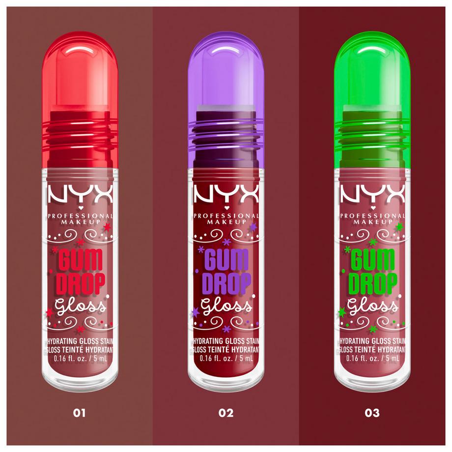 NYX-PROFESSIONAL-MAKEUP  Holiday 2025 Gumdrop Lip I.V.Gloss Stain Lipgloss  