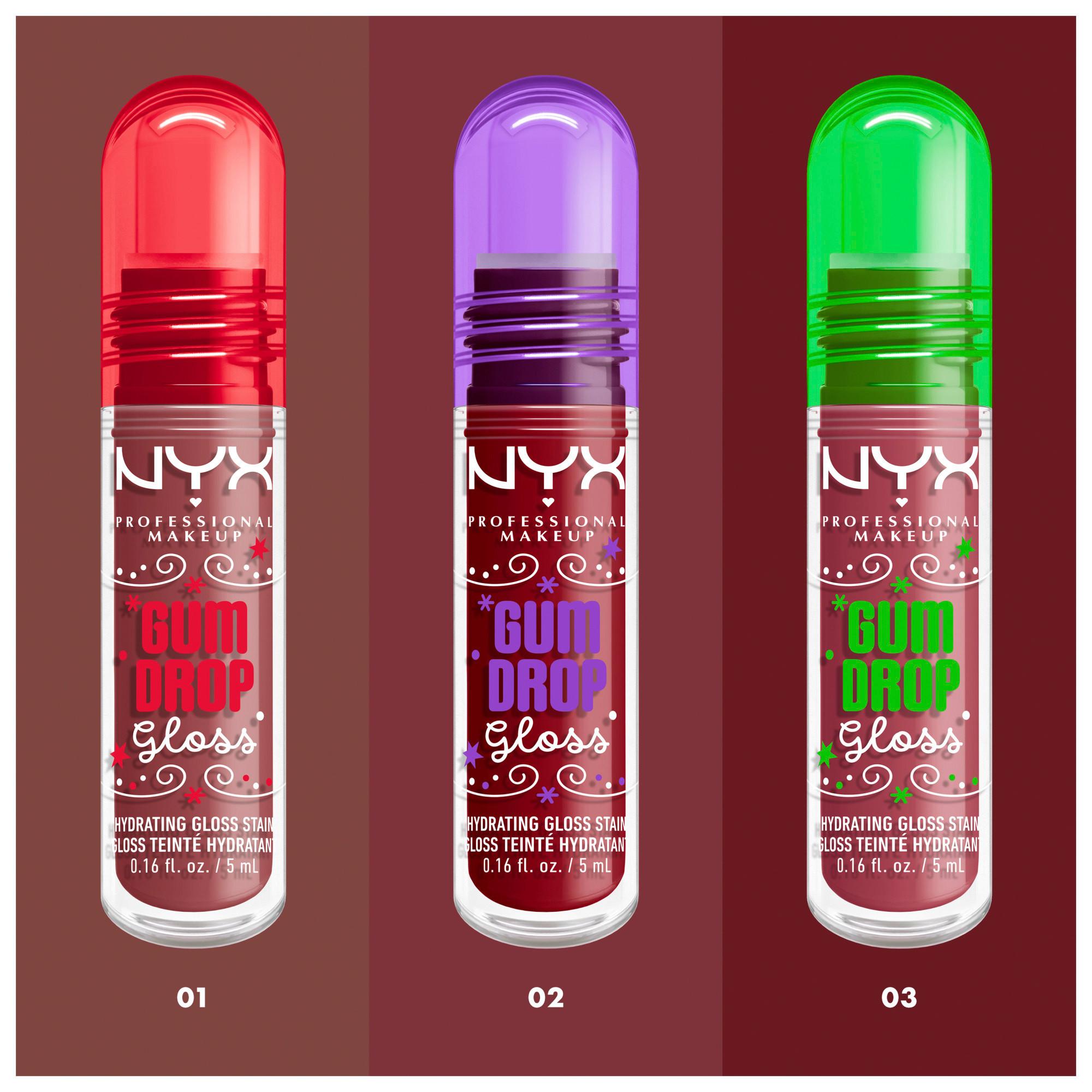 NYX-PROFESSIONAL-MAKEUP  Holiday 2025 Gumdrop Lip I.V.Gloss Stain Lipgloss  