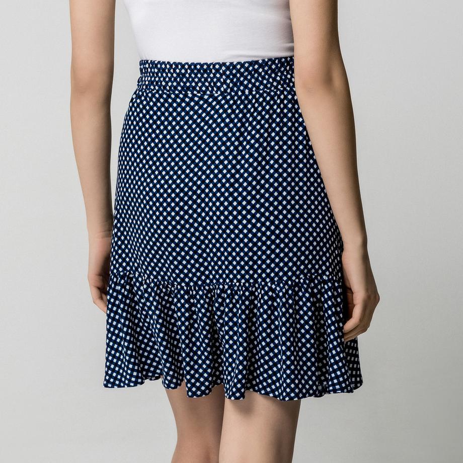 Manor Woman Minigonna a trapezio con motivo a quadri Vichy  