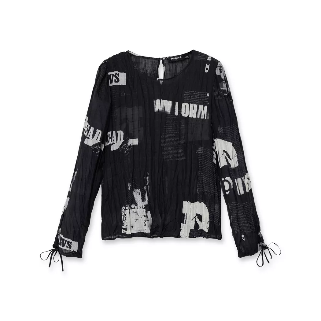 Desigual - Bluse, für Damen, Black, Größe L 2